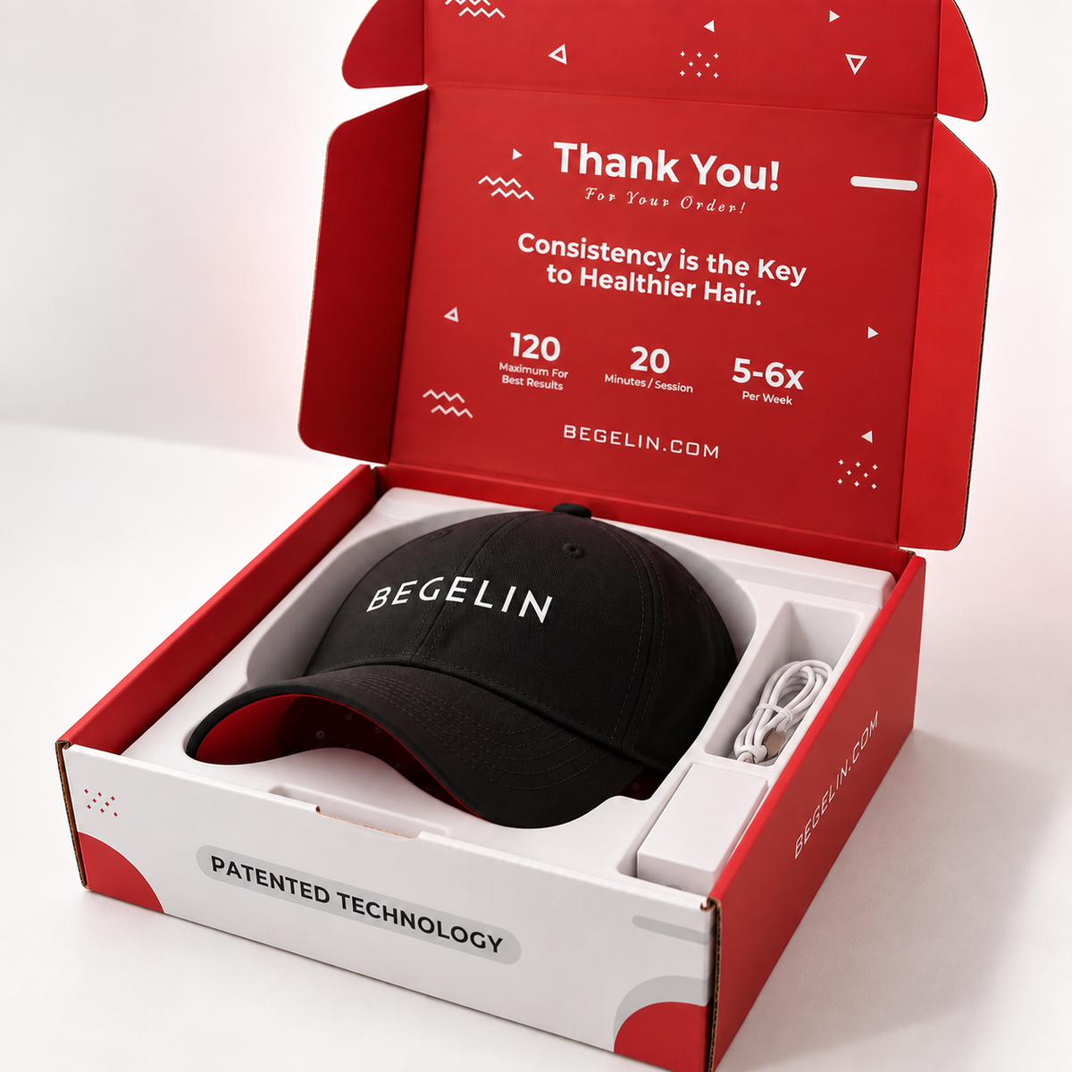 Hair Regrowth Red Light Therapy Hat
